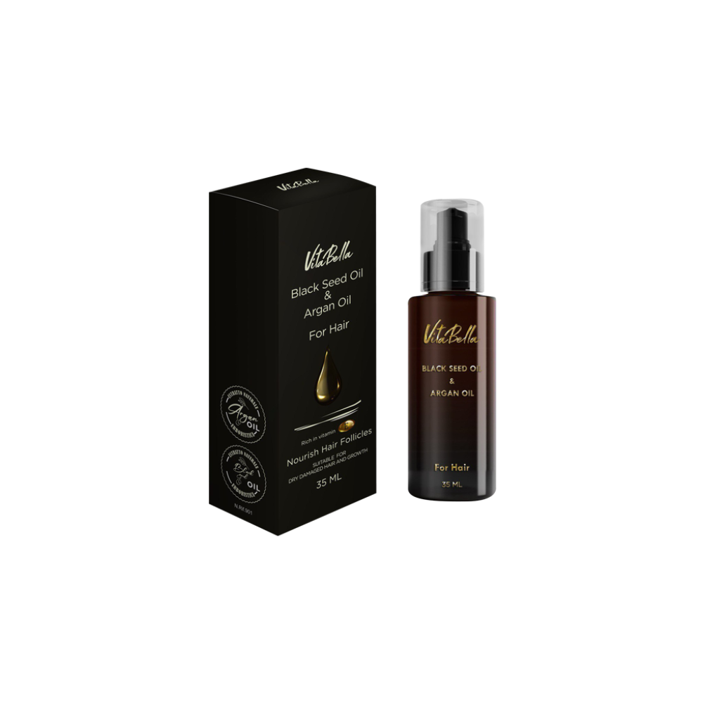 روغن مو سیاه دانه و آرگان - ویتابلا